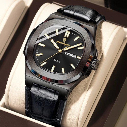 Herren uhr luxus - herren, lederarmband