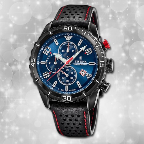 Armbanduhr leder schwarz - armbanduhr,