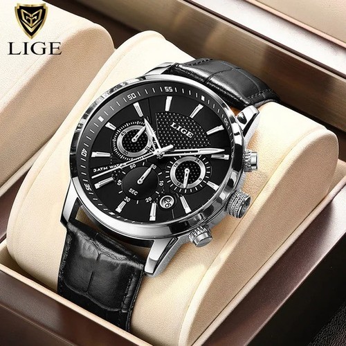 Herren armbanduhr leder - herren,