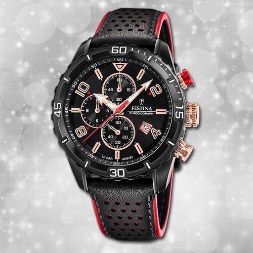 Armbanduhr leder schwarz - armbanduhr,