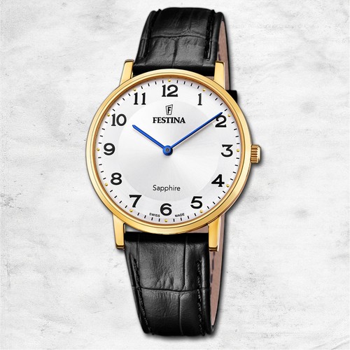 Festina herrenuhr leder - herrenuhr,