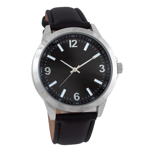 Herren armbanduhr schwarz mit - herren,