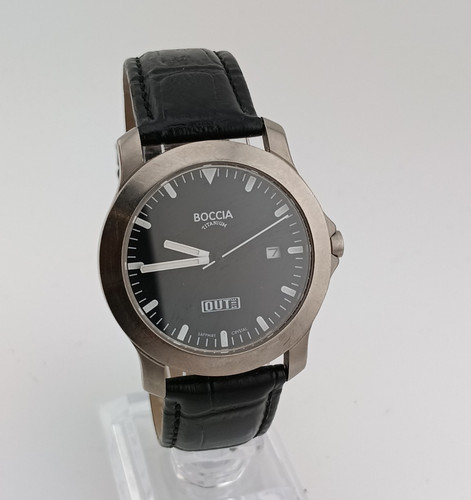 Boccia titanium out - titanium, side