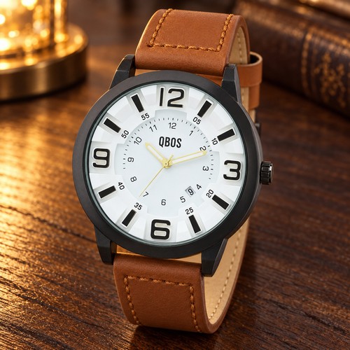 Qbos herren armbanduhr schwarz - qbos,