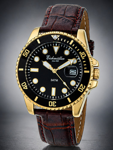 Eichmüller leder herrenuhr - eichmüller,