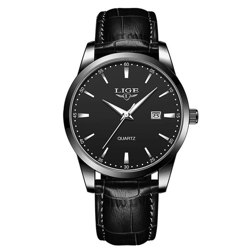 Lige herren armbanduhr leder - armbanduhr,