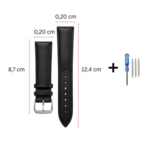 Echtleder uhrenarmband 20 - uhrenarmband, 18