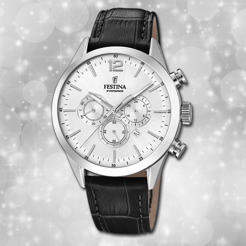 Armbanduhr leder schwarz - armbanduhr,