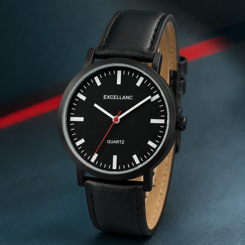 Excellanc herrenuhr schwarz - herrenuhr,