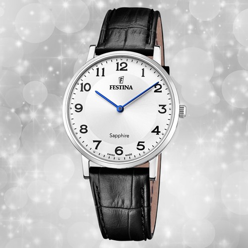 Festina herrenuhr leder - festina,