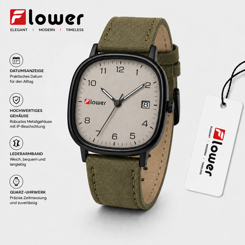 Flower herren uhr geschenk - flower,